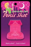 Bachelorette Party Pink Glow in the Dark Penis Shot Glass